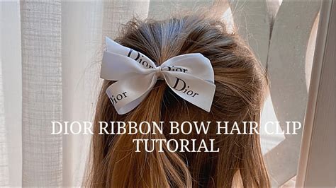 dior hair ribbon|dior hair bow.